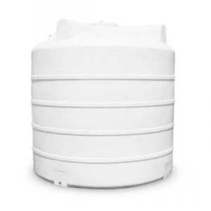 Vertical Water Tank 5000 Liter Polyethylene, White Color | National Polyethylene Company (NPC)