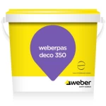 دهان  ديكور  مقاوم للماء Weberpas  deco 350  ويبر عبوة 20 كجم لون بيج