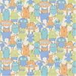 German wall Covering for youth and children, size 10 m x 0.53 m, multicolor, model 203912 