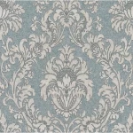 ورق جدران ايطالي مقاس 10 م×0.53 م، لون رمادي، موديل 63024