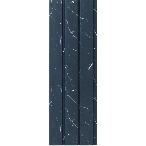 Wood Replacement Panels 12 x 290 cm Rectangular Blue with Black Stripes | Luxury line