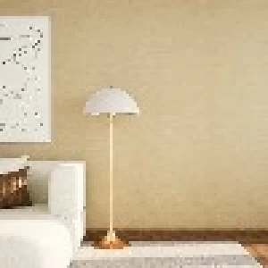 ورق جدران 10 م×50 سم بني فاتح تصميم سادة | 