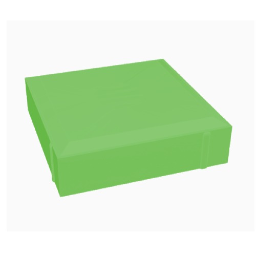 Square Interlock Paver Tiles 6 cm Thickness 20x20 cm Green | Meyar