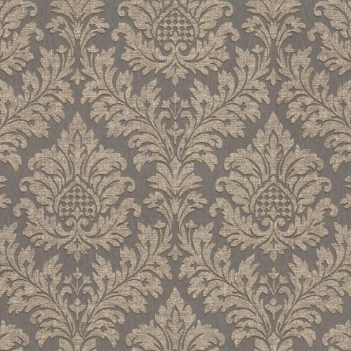 Italian Wall Covering Dark Beige, 10m x 0.53m, Model 6265 | Balbaid Decor Company