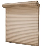 Automatic Roll Shop Doors Al Arabia Width 3.1 Meter Height 3 Meter Color Beige