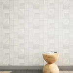 ورق حائط تصميم هندسي طول 10 م، عرض 50 سم، لون بيج