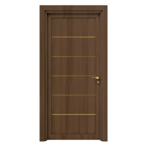 باب بريميوم خشب طبيعي 235 × 115 سم، سماكة 6 سم، لون بني | GM01