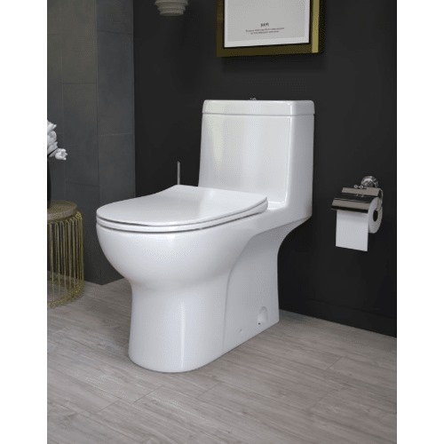 White Floor Mounted WC Dream Model 25 cm, 3L Tank Capacity | Saudi Ceramics