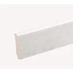 سكلة ألياف خشبية للديكور، عرض 1.6 متر، ارتفاع 8 سم، لون ابيض، موديل 304483