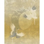 Italian Wallpaper Beige Color Modern Design, Size 10mx1.06m, Model 72904