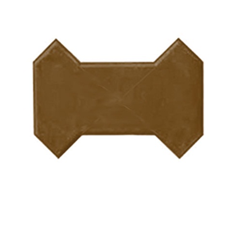 i Shape Interlock Paver Tile 6 cm Thickness, Brown Color | AL ARMAK COMPANY