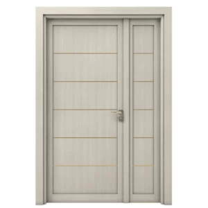 Wooden Door and a Half 160x235 cm, 6 cm Thickness, Gray | GMO1