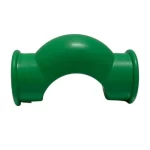 PPR Plastic Cross Over Coupling Size 32 mm, Pressure 25 mm, Green Color | Ask