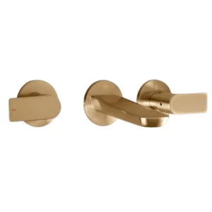 Wall-mounted Water Mixer 15 bar Pressure 19x8.6x32 cm Glossy Gold | 