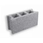 Smooth Cement Block Gray, Size 40x20x15 cm, thickness 3 cm | Al Wasd Industrial