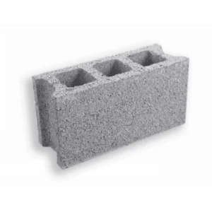 بلوك أسمنتي ناعم، ابعاد 40x20x15 سم، سمك 3 سم، لون رمادي | Al Wasd Industrial