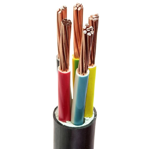 35mm Five Core Stranded Copper Electric Cable 300/500V PVC Insulated, Multicolor | Nohascom Factory International Company