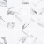 Porcelain Flooring Mosaic White Color, Size 30×30 cm