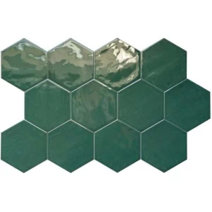Artens Porcelain Tiles 16x4 cm, Green, 8 mm Thickness | Artens