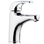Italian Automatic Chrome Bathroom Washbasin Mixer, Brass, Short