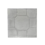 Cement floor tiles, size 40×40×4 cm, gray color | Al Wasd Industrial