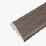 Wooden Parquet Floor End, Dimensions 240x4.5 cm, Dark Gray