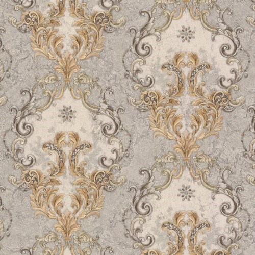 Italian Wallpaper Classic Design 10m x 1.06m, Beige | Balbaid Decor Company