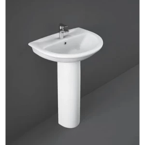Standing Floor Base Washbasin 55x60x48.5 cm Alpine White | RAK Ceramics