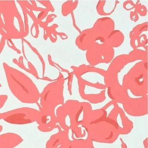 Floral Wall Decoration 820cm x 68.5cm Red with White | Abyat Company