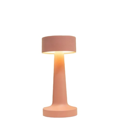 Rechargeable LED Table Lamp 20x9 cm, Rosy Color | 