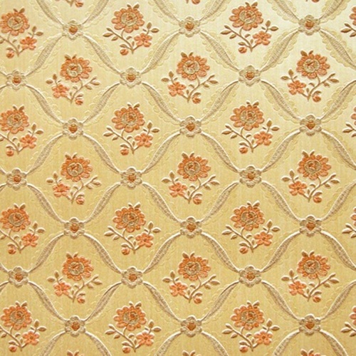 تغطية جدارية تصميم دوكالي، مقاس 10 m²، لون بيج مع برتقالى | Ducali