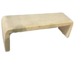 Concrete Chairs Reinforced Marble Shiny  Length 150 cm Width 50 cm Height  90 cm Color White