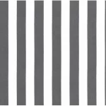 ورق جدران مقلم لون رمادي مع ابيض، طول 10 م، عرض 0.53 م، موديل 440249 