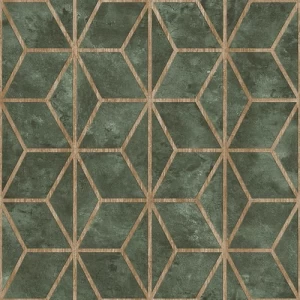 Wall Decoration Geometric Design 10m x 0.53m Green, Model 374-1 | Balbaid Decor Company