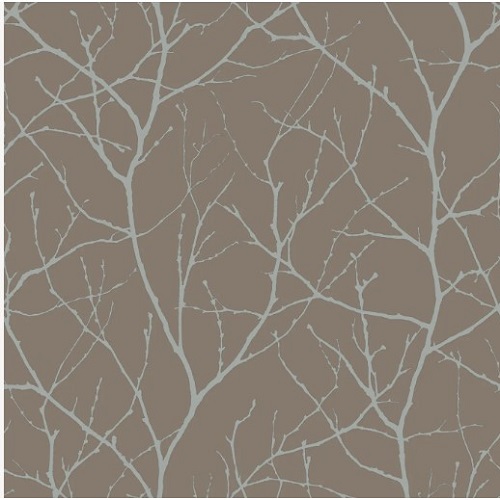 Modern Design Wall Covering Size 10m x 0.53m, Brown Color | Abyat Company