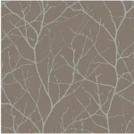 ورق حائط تصميم مودرن مقاس 10 م× 0.53 م، لون بني