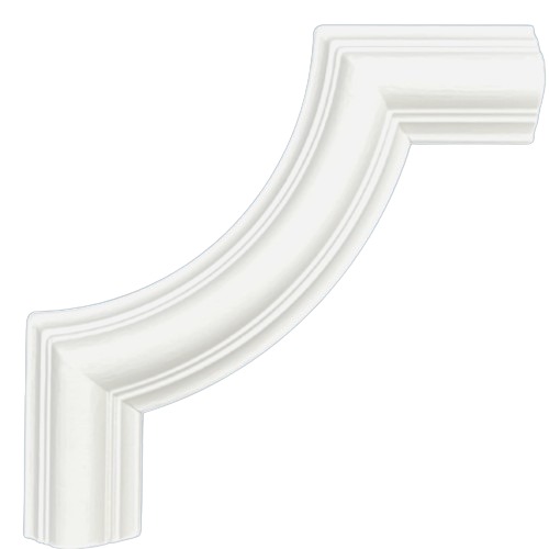 PU Foam Accessories 4 Pieces, 18 cm Length x 18 cm Height, White | Zakharef company