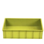 حاوية تخزين من البلاستيك HDPE، مقاس 17×44×64 سم، لون اخضر فاتح، موديل QMOXJ