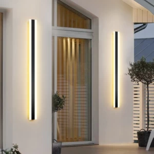 Outdoor LED Wall Light Unit 20 Watt 60 cm Length 8 cm Width, Black | Matkel Store