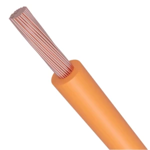 150sq mm Stranded Copper Electric Wire, 450/750 V, PVC 70°C Insulation, Orange | Asharqiyah Cables Company for Industry