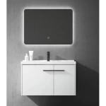 Bathroom Washbasin, White Color, Size 80 cm, Ceramic Basin