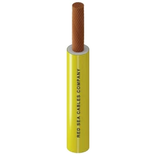 Flexible Copper NYA Wire 70mm2, 1000V, PVC 90°C Insulation, Yellow, 100 Yards | Red Sea Cables