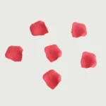  بتلات ورد صناعي ليون، لون وردى، مقاس 6×6 سم 