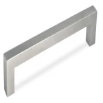 مقبض خزانة مطبخ ستانليس استيل مفرغ  ، مقاس 416ملم ، تشطيب ستانليس مصنفر