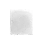 Cement floor tiles, plain without chamfer, size 40x40x4 cm, white color | Al Wasad Industrial Company