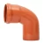 UPVC Elbow 87.5° PLASCO Size 200 mm Thickness 5.9 mm Orange  Color