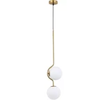 Tall Crystal Chandelier, 80 cm Height, 18 cm Width, Gold Color