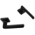Separated Door Handle black color