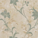 Italian Floral Wallpaper, Size 10m×1.06m, beige Color, Model 5843 