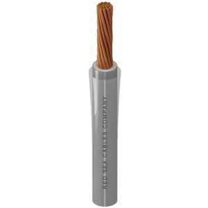 سلك كهرباء نحاس مجدول 8 AWG 600 فولت معزول PVC غلاف نايلون رمادي 500 قدم | RESCAB